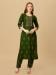 Picture of Grand Rayon Dark Green Kurtis & Tunic