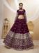 Picture of Sublime Georgette Maroon Lehenga Choli