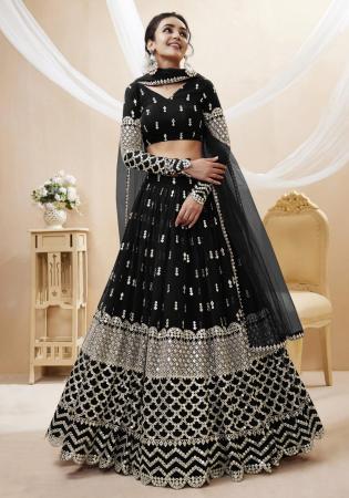 Picture of Taking Georgette Black Lehenga Choli