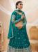 Picture of Resplendent Georgette Steel Blue Lehenga Choli