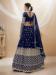 Picture of Bewitching Georgette Midnight Blue Lehenga Choli