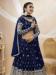 Picture of Bewitching Georgette Midnight Blue Lehenga Choli