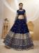 Picture of Bewitching Georgette Midnight Blue Lehenga Choli