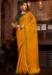 Picture of Bewitching Chiffon & Satin Dark Golden Rod Saree