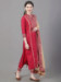 Picture of Ravishing Rayon Fire Brick Readymade Salwar Kameez