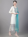 Picture of Excellent Rayon Off White Readymade Salwar Kameez