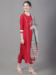 Picture of Rayon & Cotton Fire Brick Readymade Salwar Kameez