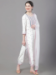 Picture of Rayon & Cotton Off White Readymade Salwar Kameez