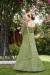 Picture of Beautiful Net Dark Olive Green Lehenga Choli