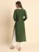 Picture of Pretty Rayon Dark Olive Green Kurtis & Tunic