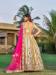 Picture of Splendid Satin Pale Golden Rod Lehenga Choli