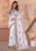 Picture of Superb Georgette Ghost White Saree