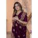 Picture of Sublime Georgette Maroon Saree