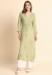 Picture of Appealing Rayon Pale Golden Rod Kurtis & Tunic