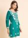 Picture of Fascinating Rayon Dark Cyan Kurtis & Tunic