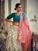 Picture of Elegant Satin Teal Lehenga Choli