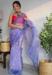 Picture of Marvelous Organza Light Slate Grey Saree