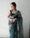 Picture of Graceful Organza Sea Green Saree