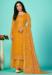 Picture of Organza Golden Rod Straight Cut Salwar Kameez