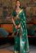 Picture of Pretty Silk Dark Green Saree