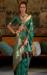 Picture of Pretty Silk Dark Green Saree