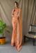 Picture of Taking Georgette Dark Salmon Saree