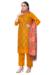 Picture of Cotton Dark Golden Rod Straight Cut Salwar Kameez