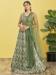 Picture of Gorgeous Organza Dark Sea Green Lehenga Choli