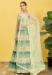 Picture of Statuesque Organza Dark Sea Green Lehenga Choli