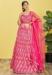 Picture of Ravishing Organza Pale Violet Red Lehenga Choli