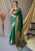 Picture of Wonderful Silk Dark Green Saree