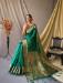 Picture of Wonderful Silk Dark Green Saree