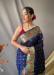 Picture of Grand Silk Navy Blue Saree