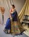 Picture of Grand Silk Navy Blue Saree