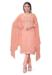 Picture of Charming Cotton Light Pink Straight Cut Salwar Kameez