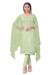 Picture of Nice Cotton Tan Straight Cut Salwar Kameez