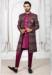 Picture of Statuesque Silk Brown Indo Western