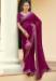 Picture of Stunning Chiffon Purple Saree