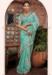 Picture of Nice Organza Cadet Blue Saree