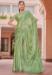 Picture of Fine Chiffon & Satin Dark Sea Green Saree