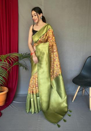 Picture of Sightly Organza Pale Green Saree