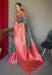 Picture of Gorgeous Organza Rosy Brown Saree