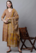 Picture of Marvelous Cotton Dark Khaki Readymade Salwar Kameez