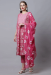 Picture of Fine Cotton Hot Pink Readymade Salwar Kameez