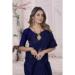 Picture of Pleasing Net Midnight Blue Saree