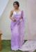 Picture of Well Formed Organza Violet Saree