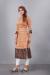 Picture of Marvelous Silk & Organza Burly Wood Kurtis And Tunic