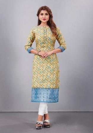 Picture of Admirable Silk & Organza Burly Wood Kurtis And Tunic