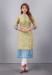 Picture of Admirable Silk & Organza Burly Wood Kurtis And Tunic