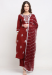 Picture of Sublime Cotton Maroon Readymade Salwar Kameez